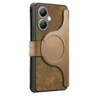 For vivo Y35+ CaseNeo MagSafe RFID Anti-theft Retro Leather Phone Case(Brown) - 3