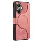 For vivo Y35+ CaseNeo MagSafe RFID Anti-theft Retro Leather Phone Case(Pink) - 3