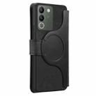 For vivo V29e / Y200 CaseNeo MagSafe RFID Anti-theft Retro Leather Phone Case(Black) - 3