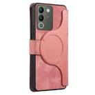 For vivo V29e / Y200 CaseNeo MagSafe RFID Anti-theft Retro Leather Phone Case(Pink) - 3