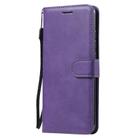 For Xiaomi Redmi 10X 5G / 10X Pro 5G Solid Color Horizontal Flip Protective Leather Case with Holder & Card Slots & Wallet & Photo Frame & Lanyard(Purple) - 2