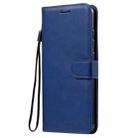 For Xiaomi Redmi 10X 5G / 10X Pro 5G Solid Color Horizontal Flip Protective Leather Case with Holder & Card Slots & Wallet & Photo Frame & Lanyard(Blue) - 2