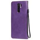 For Xiaomi Redmi 9 Solid Color Horizontal Flip Protective Leather Case with Holder & Card Slots & Wallet & Photo Frame & Lanyard(Purple) - 3