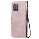 For Xiaomi Mi 10 Lite Solid Color Horizontal Flip Protective Leather Case with Holder & Card Slots & Wallet & Photo Frame & Lanyard(Rose Gold) - 3