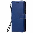 For Huawei Enjoy Z Solid Color Horizontal Flip Protective Leather Case with Holder & Card Slots & Wallet & Photo Frame & Lanyard(Blue) - 2