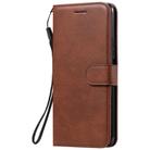 For Huawei Enjoy Z Solid Color Horizontal Flip Protective Leather Case with Holder & Card Slots & Wallet & Photo Frame & Lanyard(Brown) - 2