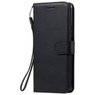 For Huawei Enjoy Z Solid Color Horizontal Flip Protective Leather Case with Holder & Card Slots & Wallet & Photo Frame & Lanyard(Black) - 2