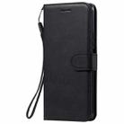 For Huawei Enjoy Z Solid Color Horizontal Flip Protective Leather Case with Holder & Card Slots & Wallet & Photo Frame & Lanyard(Black) - 2