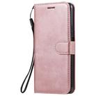 For Huawei Enjoy Z Solid Color Horizontal Flip Protective Leather Case with Holder & Card Slots & Wallet & Photo Frame & Lanyard(Rose Gold) - 2