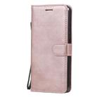 For Huawei Honor X10 Solid Color Horizontal Flip Protective Leather Case with Holder & Card Slots & Wallet & Photo Frame & Lanyard(Rose Gold) - 2