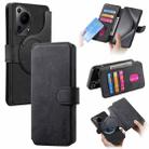For Huawei Pura 70 Ultra CaseNeo MagSafe RFID Anti-theft Retro Leather Phone Case(Black) - 1