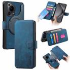 For Huawei Pura 70 Ultra CaseNeo MagSafe RFID Anti-theft Retro Leather Phone Case(Blue) - 1
