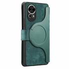 For Huawei nova 12 / 13 CaseNeo MagSafe RFID Anti-theft Retro Leather Phone Case(Green) - 3