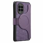 For Huawei nova 13 Pro CaseNeo MagSafe RFID Anti-theft Retro Leather Phone Case(Purple) - 3