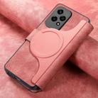 For Honor 200 Lite Global CaseNeo MagSafe RFID Anti-theft Retro Leather Phone Case(Pink) - 3
