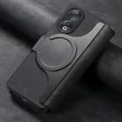 For Honor 90 CaseNeo MagSafe RFID Anti-theft Retro Leather Phone Case(Black) - 3