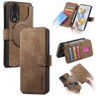 For Honor 90 CaseNeo MagSafe RFID Anti-theft Retro Leather Phone Case(Brown) - 1