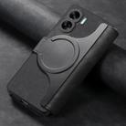 For Honor 90 Lite CaseNeo MagSafe RFID Anti-theft Retro Leather Phone Case(Black) - 3