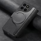 For Honor X6a CaseNeo MagSafe RFID Anti-theft Retro Leather Phone Case(Black) - 3