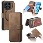 For Honor X8a CaseNeo MagSafe RFID Anti-theft Retro Leather Phone Case(Brown) - 1