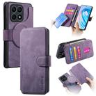 For Honor X8a CaseNeo MagSafe RFID Anti-theft Retro Leather Phone Case(Purple) - 1