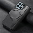 For Honor X8b CaseNeo MagSafe RFID Anti-theft Retro Leather Phone Case(Black) - 3