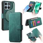 For Honor X8b CaseNeo MagSafe RFID Anti-theft Retro Leather Phone Case(Green) - 1
