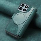 For Honor X8b CaseNeo MagSafe RFID Anti-theft Retro Leather Phone Case(Green) - 3
