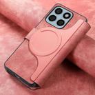 For Honor X8b CaseNeo MagSafe RFID Anti-theft Retro Leather Phone Case(Pink) - 3