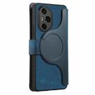 For Honor 300 Ultra CaseNeo MagSafe RFID Anti-theft Retro Leather Phone Case(Blue) - 3
