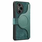 For Honor 300 Ultra CaseNeo MagSafe RFID Anti-theft Retro Leather Phone Case(Green) - 3