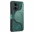 For Honor 300 CaseNeo MagSafe RFID Anti-theft Retro Leather Phone Case(Green) - 3