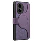 For Honor 300 CaseNeo MagSafe RFID Anti-theft Retro Leather Phone Case(Purple) - 3