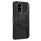 For Honor 200 Pro CaseNeo MagSafe RFID Anti-theft Retro Leather Phone Case(Black) - 3