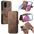 For Honor 200 Pro CaseNeo MagSafe RFID Anti-theft Retro Leather Phone Case(Brown) - 1