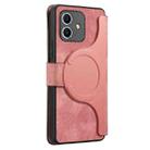For Honor Play6C CaseNeo MagSafe RFID Anti-theft Retro Leather Phone Case(Pink) - 3