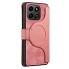 For Honor X6b CaseNeo MagSafe RFID Anti-theft Retro Leather Phone Case(Pink) - 3