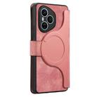 For Honor 400 Pro Global 160.8mm CaseNeo MagSafe RFID Anti-theft Retro Leather Phone Case(Pink) - 3