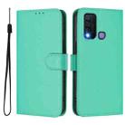 For vivo Y30 4G Global Skin Feel Solid Color Leather Phone Case with Lanyard(Green) - 2