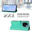 For vivo iQOO Z9s Pro 5G India Skin Feel Solid Color Leather Phone Case with Lanyard(Green) - 3