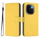 For vivo iQOO Z9s Pro 5G India Skin Feel Solid Color Leather Phone Case with Lanyard(Lemon Yellow) - 2