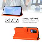 For vivo V20 / V21E 4G / Y73 2021 Skin Feel Solid Color Leather Phone Case with Lanyard(Orange) - 3