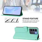 For vivo V27 5G / V27  Pro 5G Global Skin Feel Solid Color Leather Phone Case with Lanyard(Mint Green) - 3