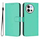 For vivo V40 Lite 5G / V30E 5G Global Skin Feel Solid Color Leather Phone Case with Lanyard(Green) - 2