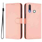 For vivo Y19 / U3 / Y5S / Z5i / U20 Skin Feel Solid Color Leather Phone Case with Lanyard(Pink) - 2