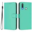 For vivo Y19 / U3 / Y5S / Z5i / U20 Skin Feel Solid Color Leather Phone Case with Lanyard(Green) - 2
