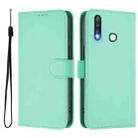 For vivo Y19 / U3 / Y5S / Z5i / U20 Skin Feel Solid Color Leather Phone Case with Lanyard(Mint Green) - 2