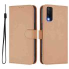 For vivo Y20 / Y20i / Y20S / Y11S Skin Feel Solid Color Leather Phone Case with Lanyard(Nude) - 2