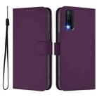 For vivo Y20 / Y20i / Y20S / Y11S Skin Feel Solid Color Leather Phone Case with Lanyard(Violet) - 2