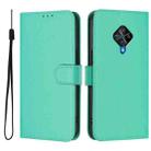 For vivo Y53S 4G / Y51A 2021 Skin Feel Solid Color Leather Phone Case with Lanyard(Green) - 2